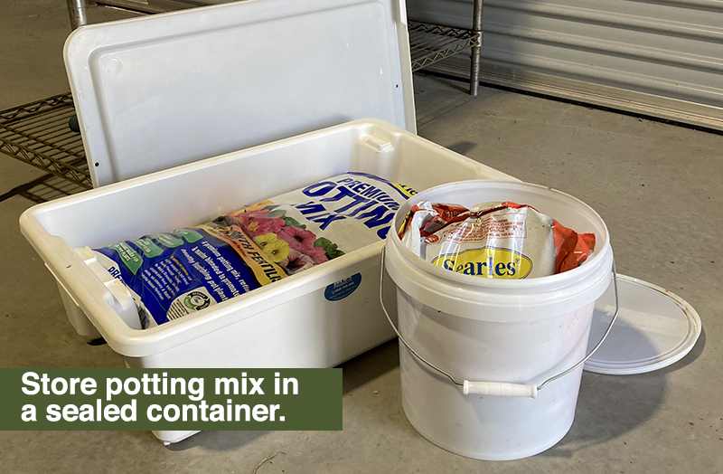 Searles How To Store Potting Mix Bags Properly