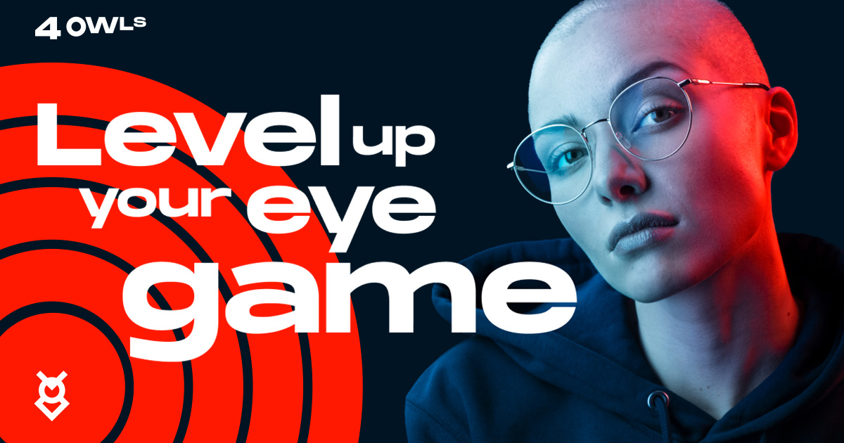 Level up your eye game mit Pro Gaming Brillen von 4 Owls