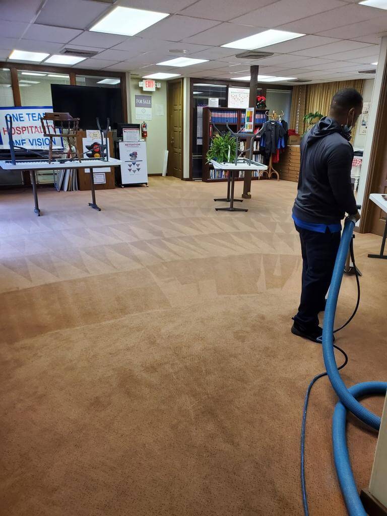 Commercial carpet cleaning