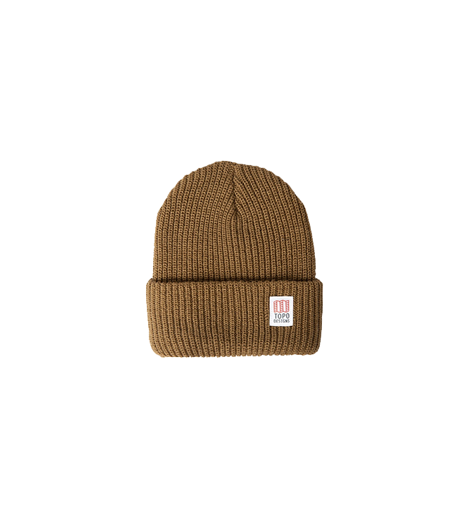 Topo Design Watch Cap - Coyote