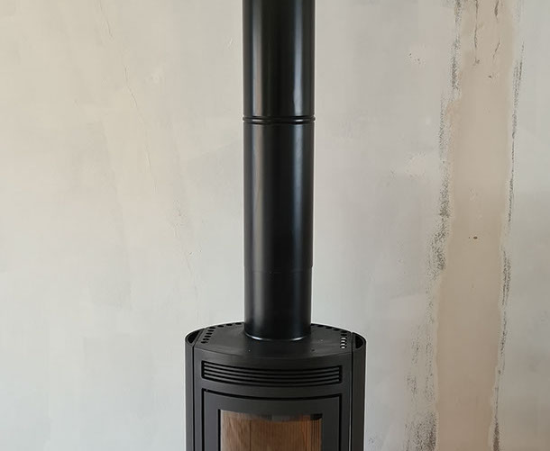 flat roof with gas canister