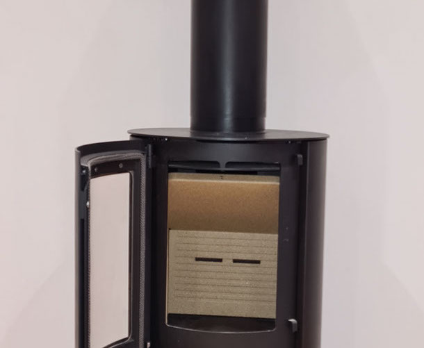 pitched roof and chimney