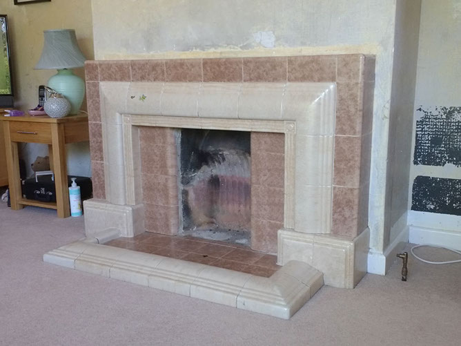 pitched roof and chimney