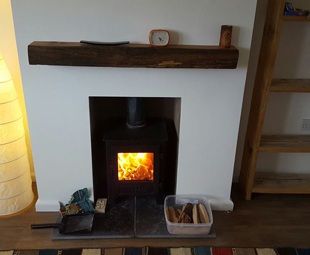 pitched roof and chimney