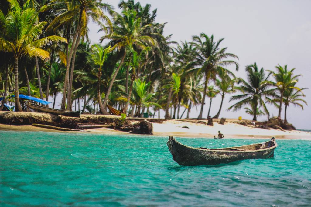 beach in Panama.