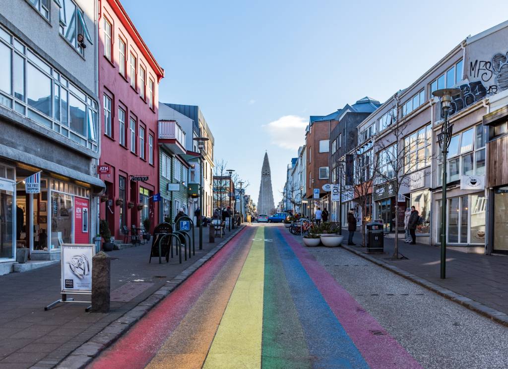 Reykjavik street.