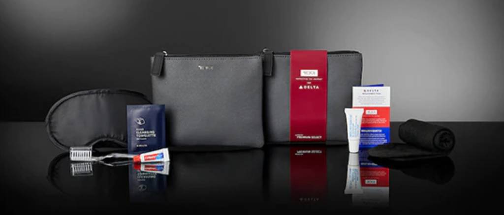 Delta premium select amenity kit.