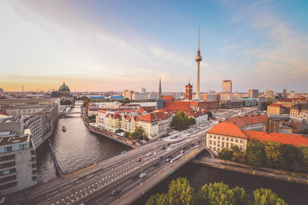 Berlin from above.