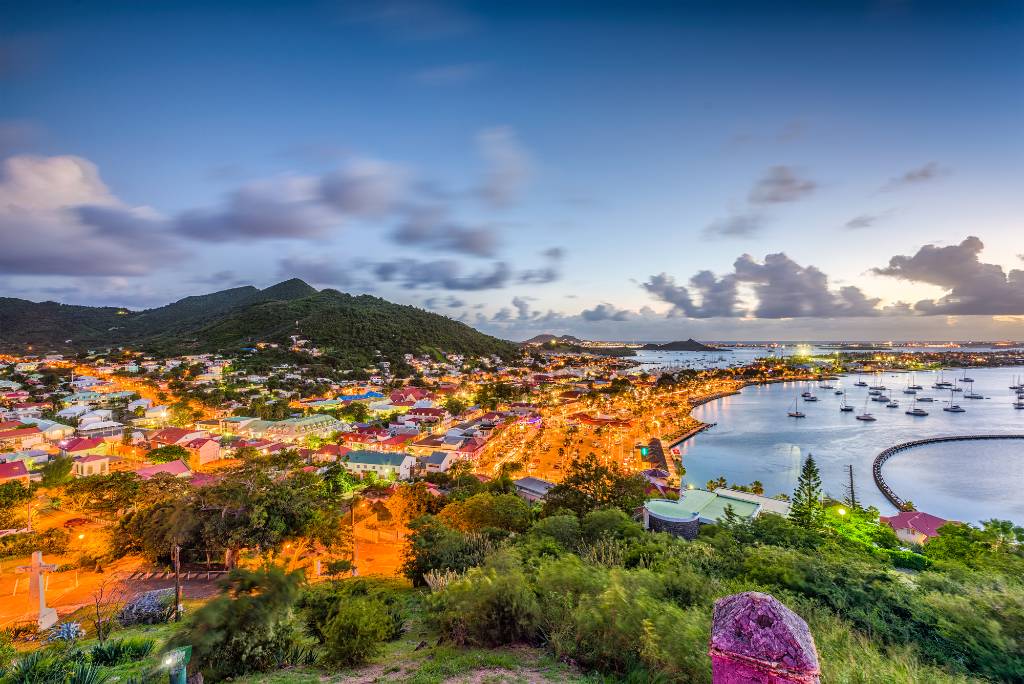 beautiful view in Sint Maarten/Saint Martin