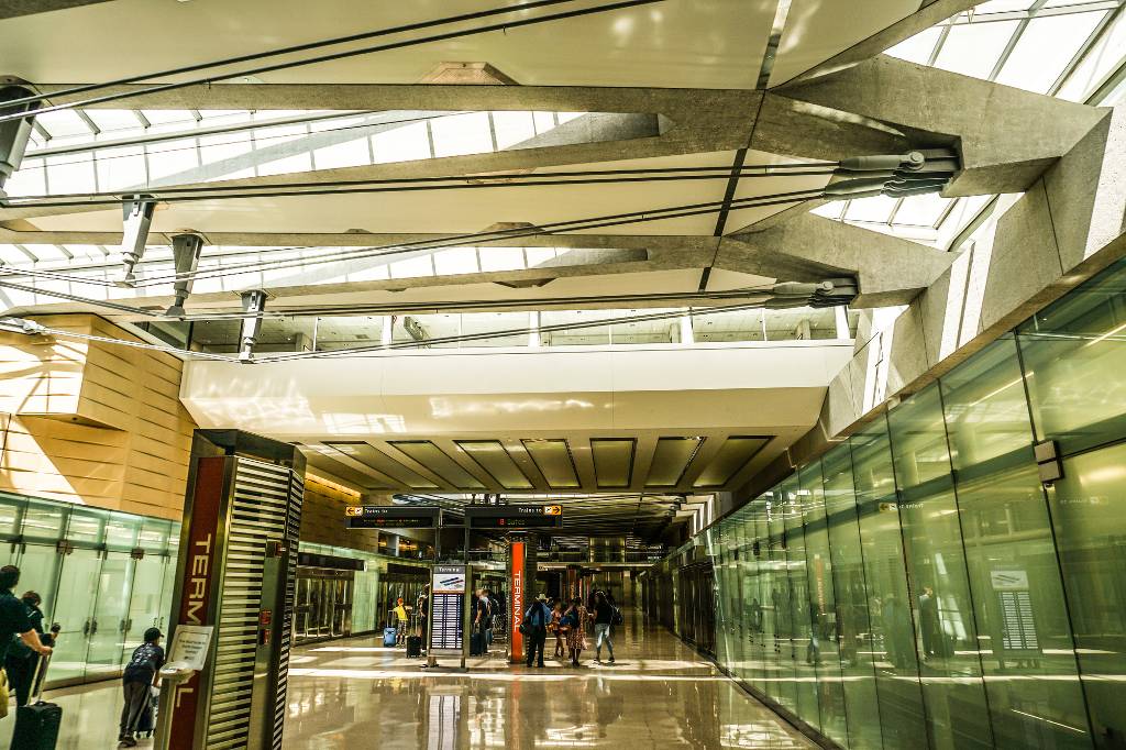 Dulles airport.