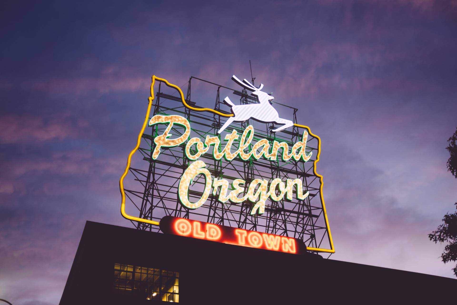 Portland sign.