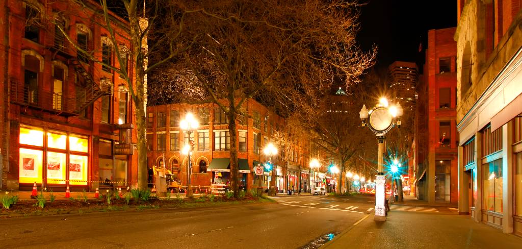 Pioneer Square, Seattle.