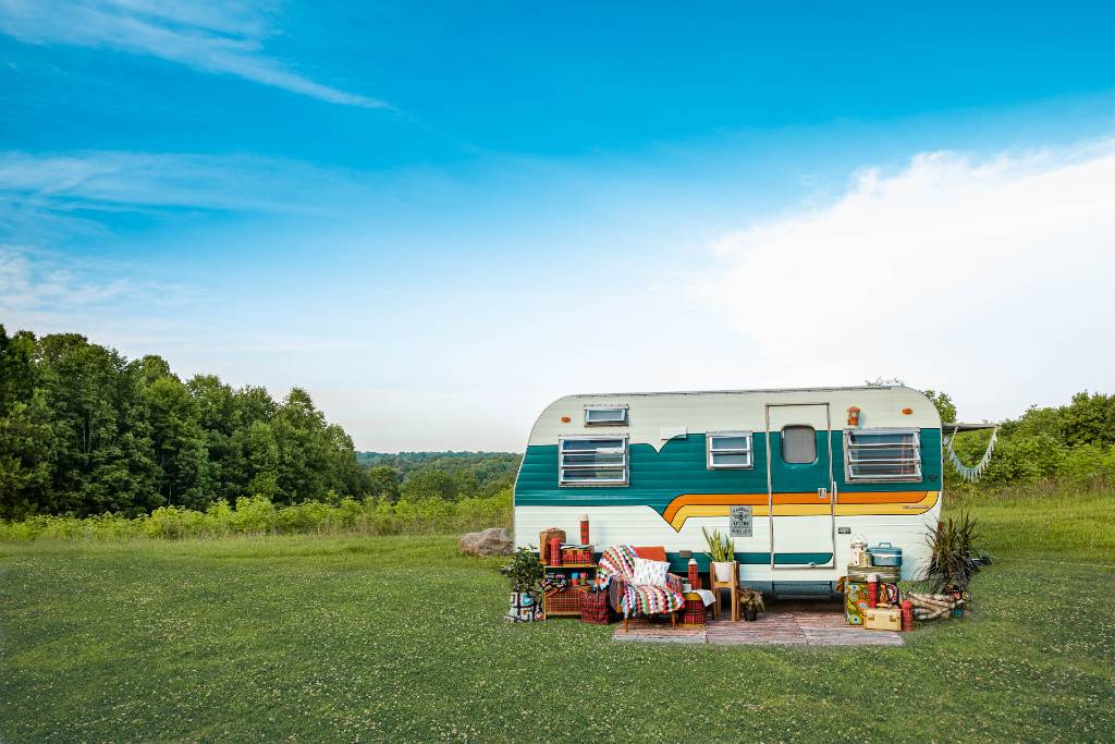 parked rv.