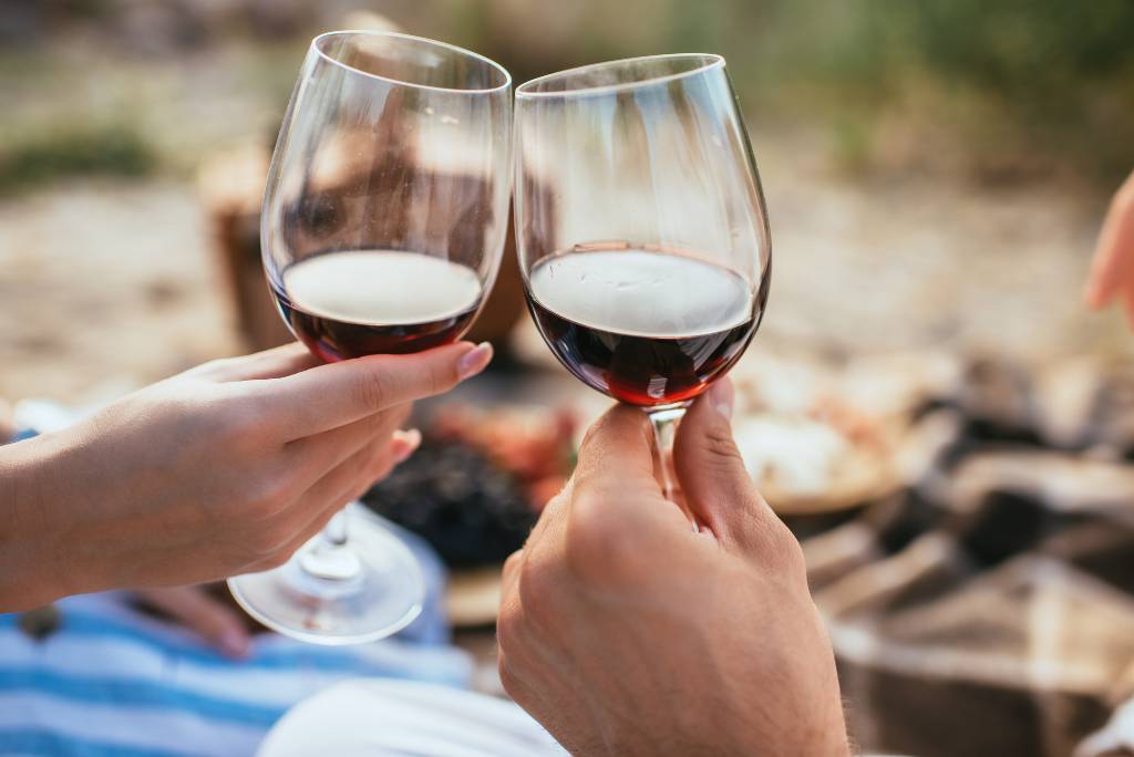 wine tasting in Uruguay.