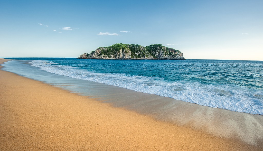 Beach in Huatulco, Mexico