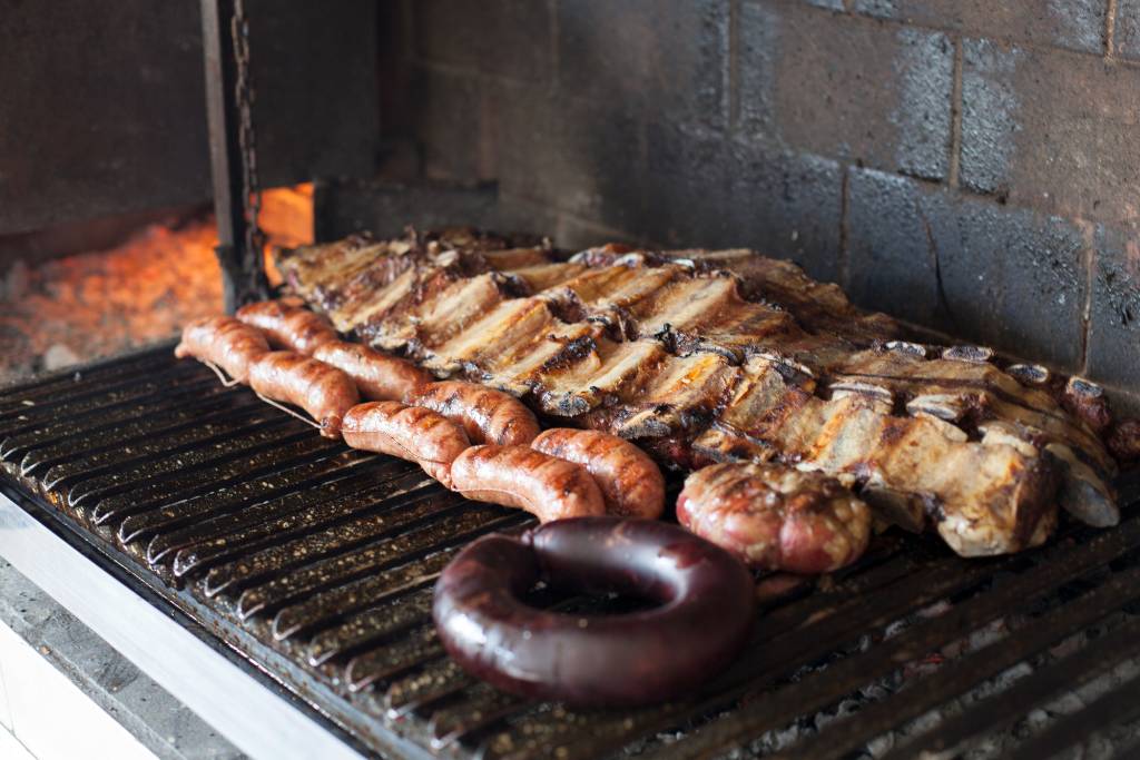 Argentine meats on the grill.