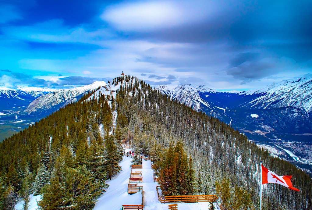Banff skiing
