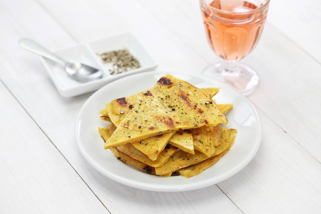 plate of socca in Nice