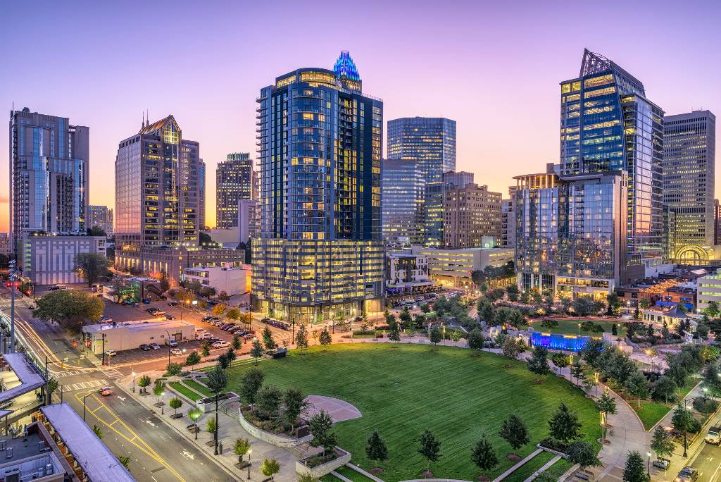 uptown Charlotte.