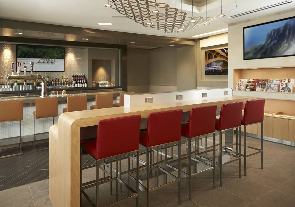 AA lounge bar seating.