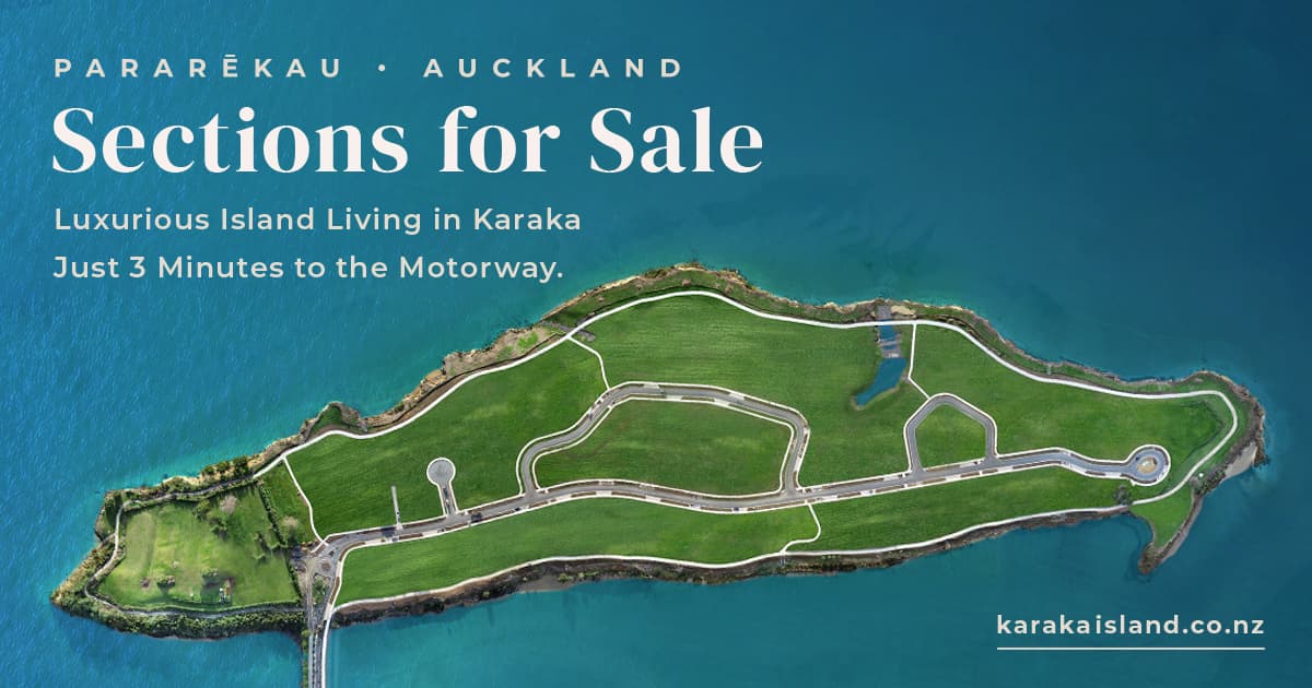Sections for Sale on Pararēkau Island, Karaka, Auckland