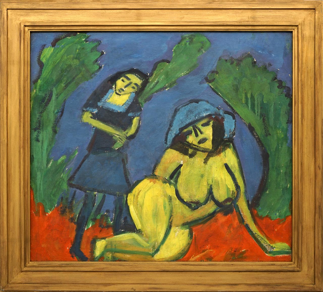 Erich Heckel, Child and nacked Woman, 1910