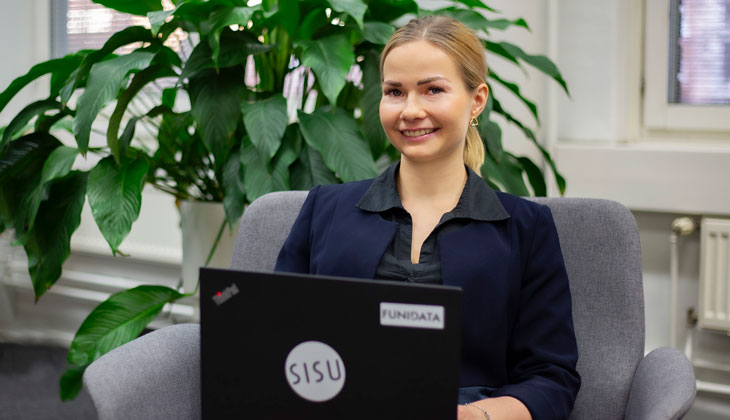 Netta laatii prosessikaavioita ja huolehtii asiakkaistamme