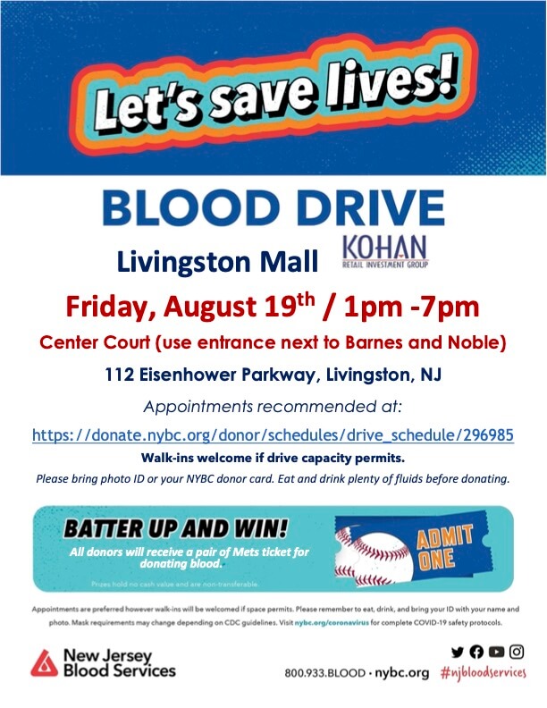 Blood drive poster