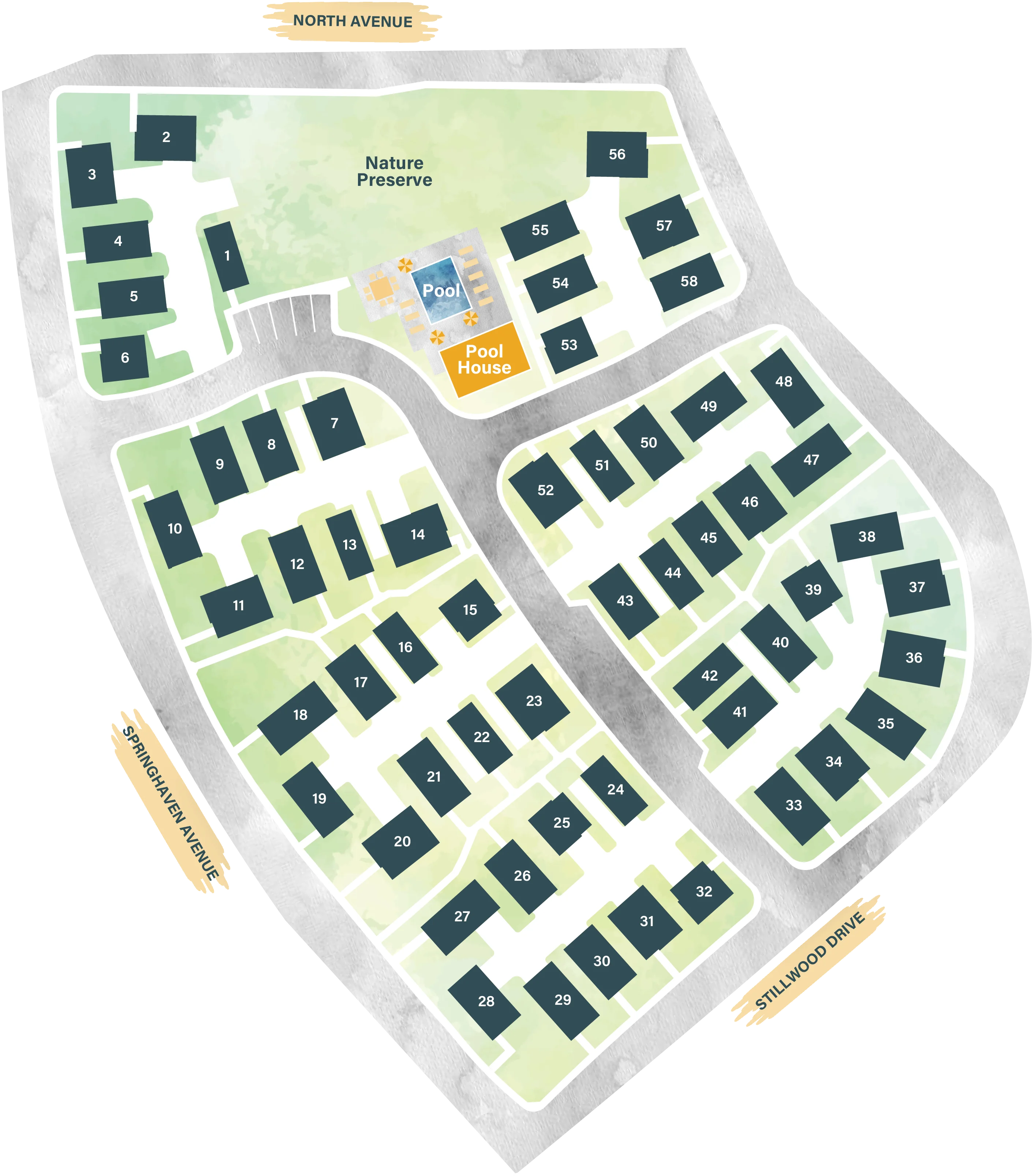 Stillwood siteplan map