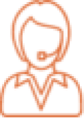 Person with headset icon