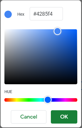 A more sophisticated color palette.