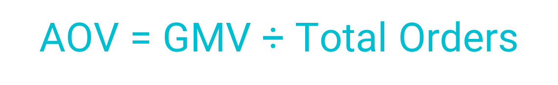 formula for calculating average order value