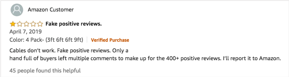 amazon customer exposing fake reviews on headphones