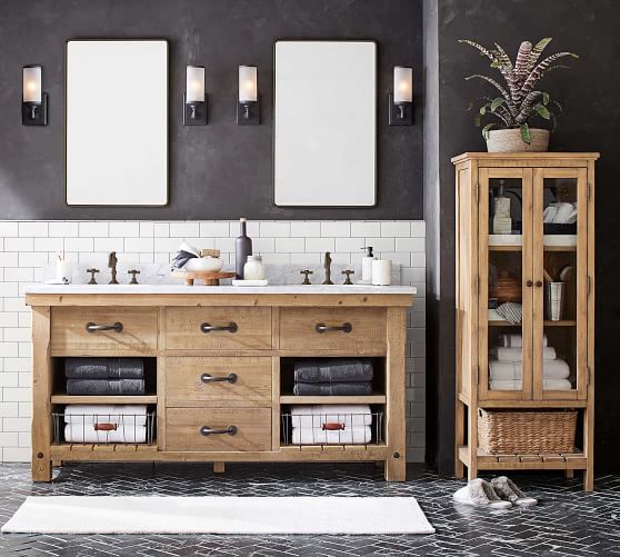 Benchwright 72" Double Sink Vanity | Pottery Barn