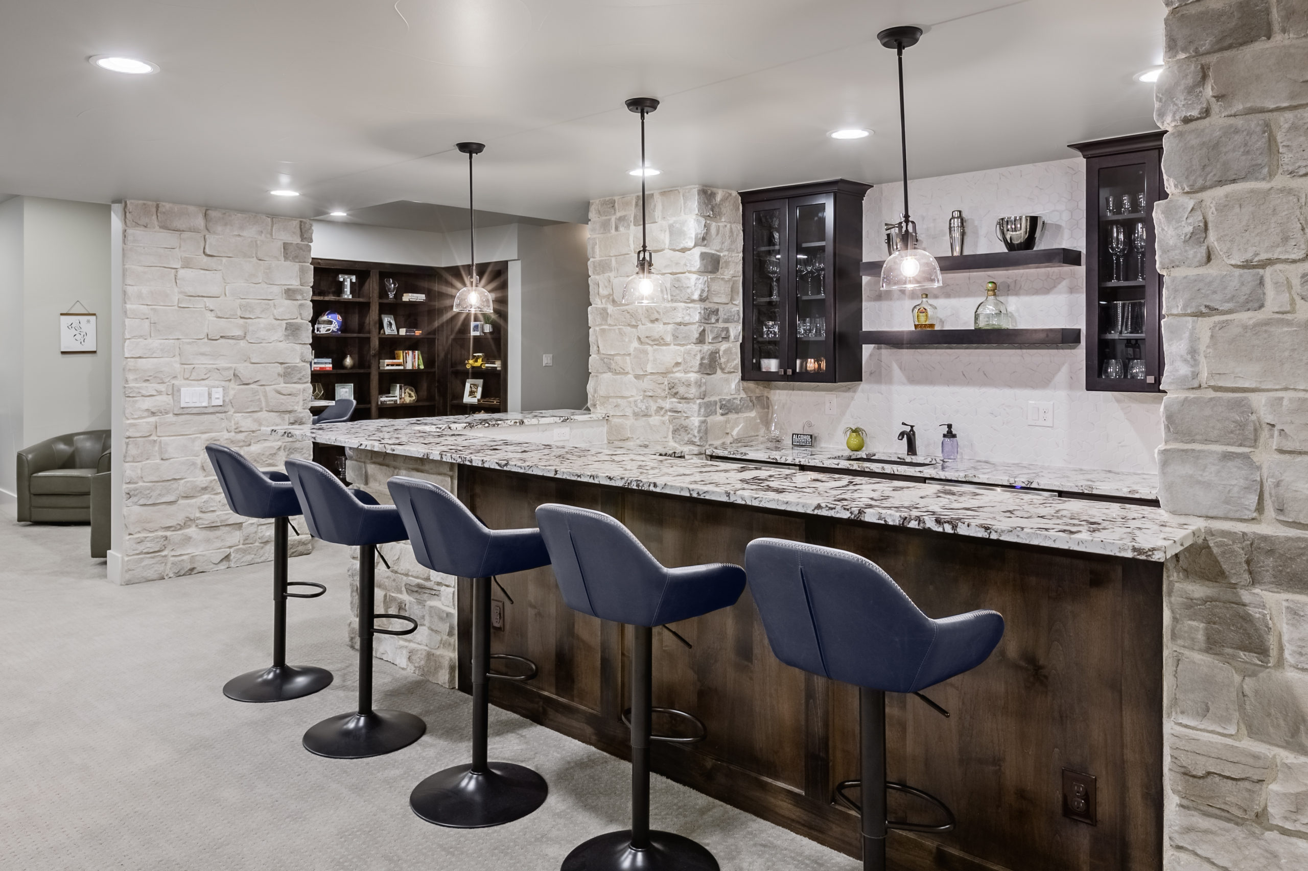 Basement Wet Bar | Colorado Springs | Elkstone Basements