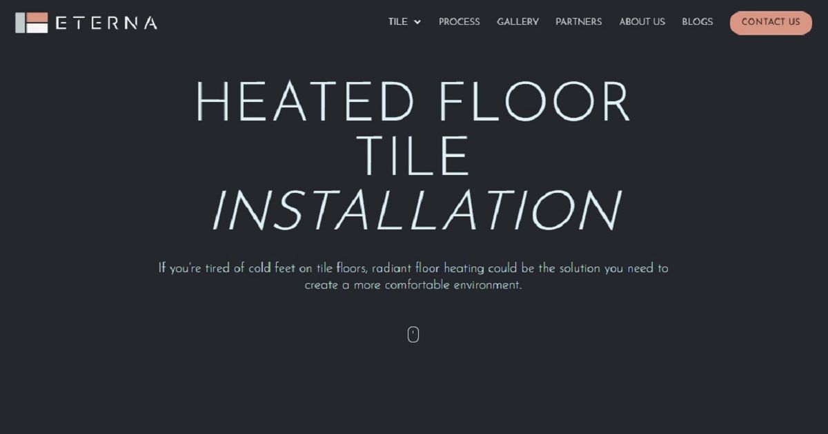 Heated Tile Flooring Installer in Bellevue Expert Radiant Flooring