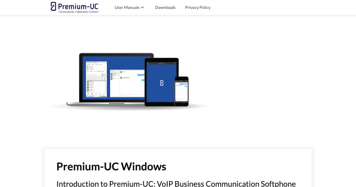 PremiumUC for Windows user guide and manual download