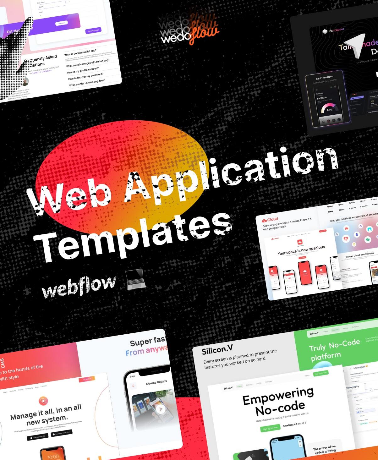 Best Webflow Web App Templates - Showcase 1