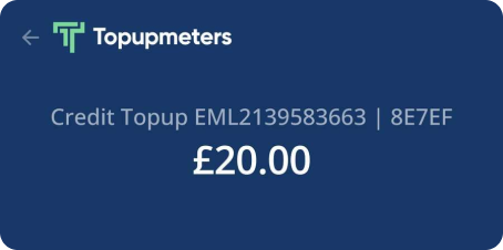 Topupmeters app screenshot