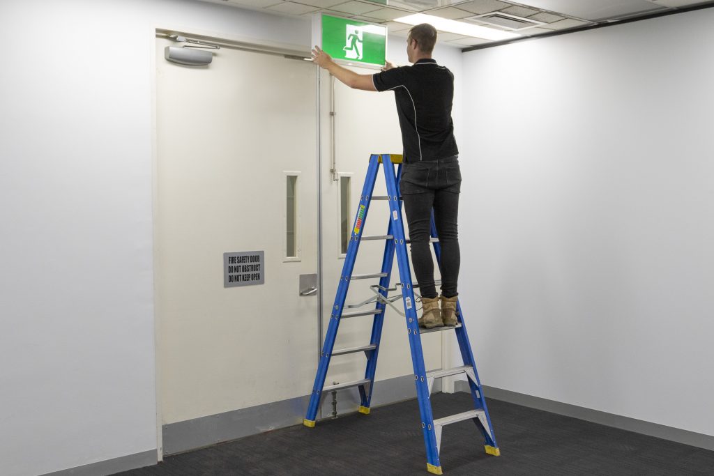 exit-light-installation