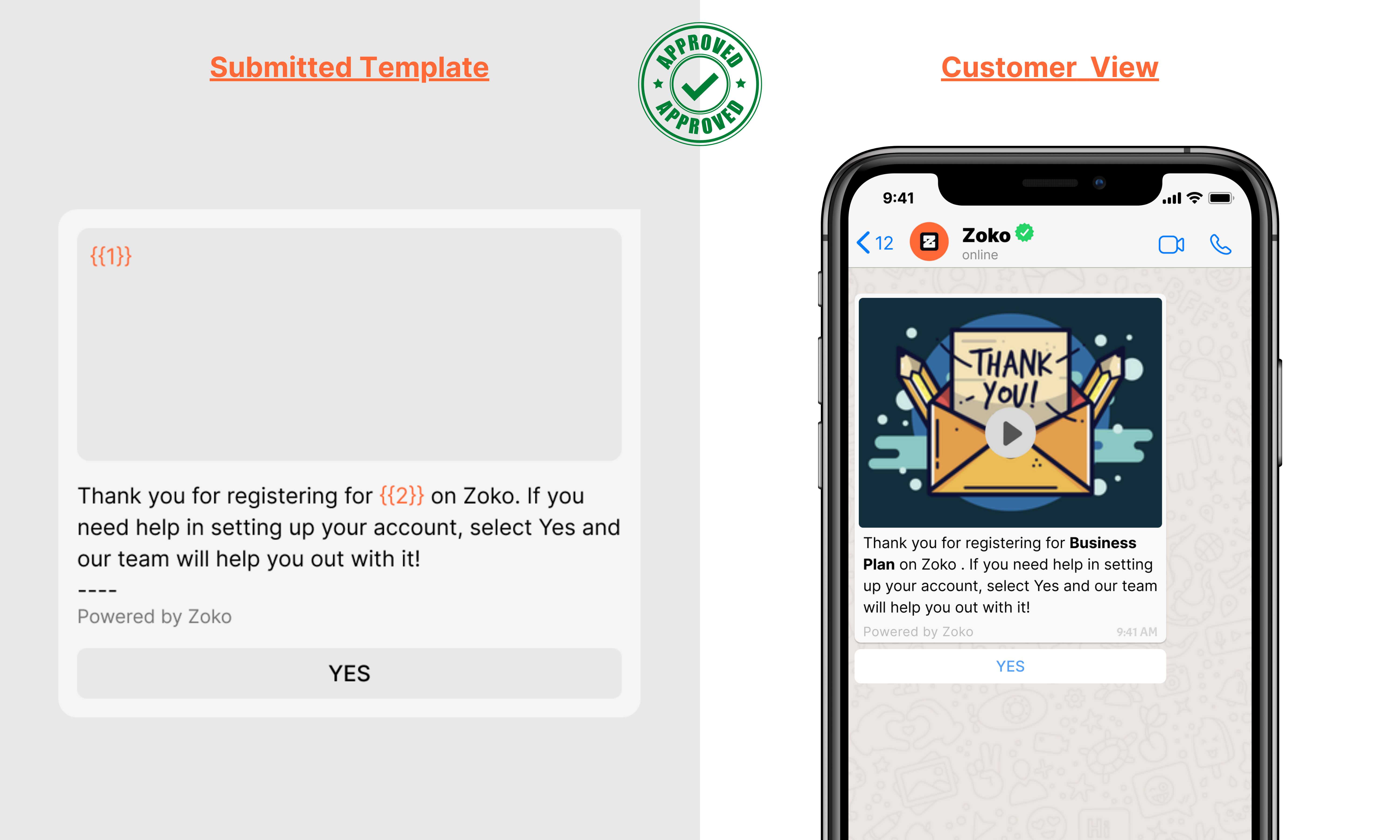 Video and 1 Quick Response button