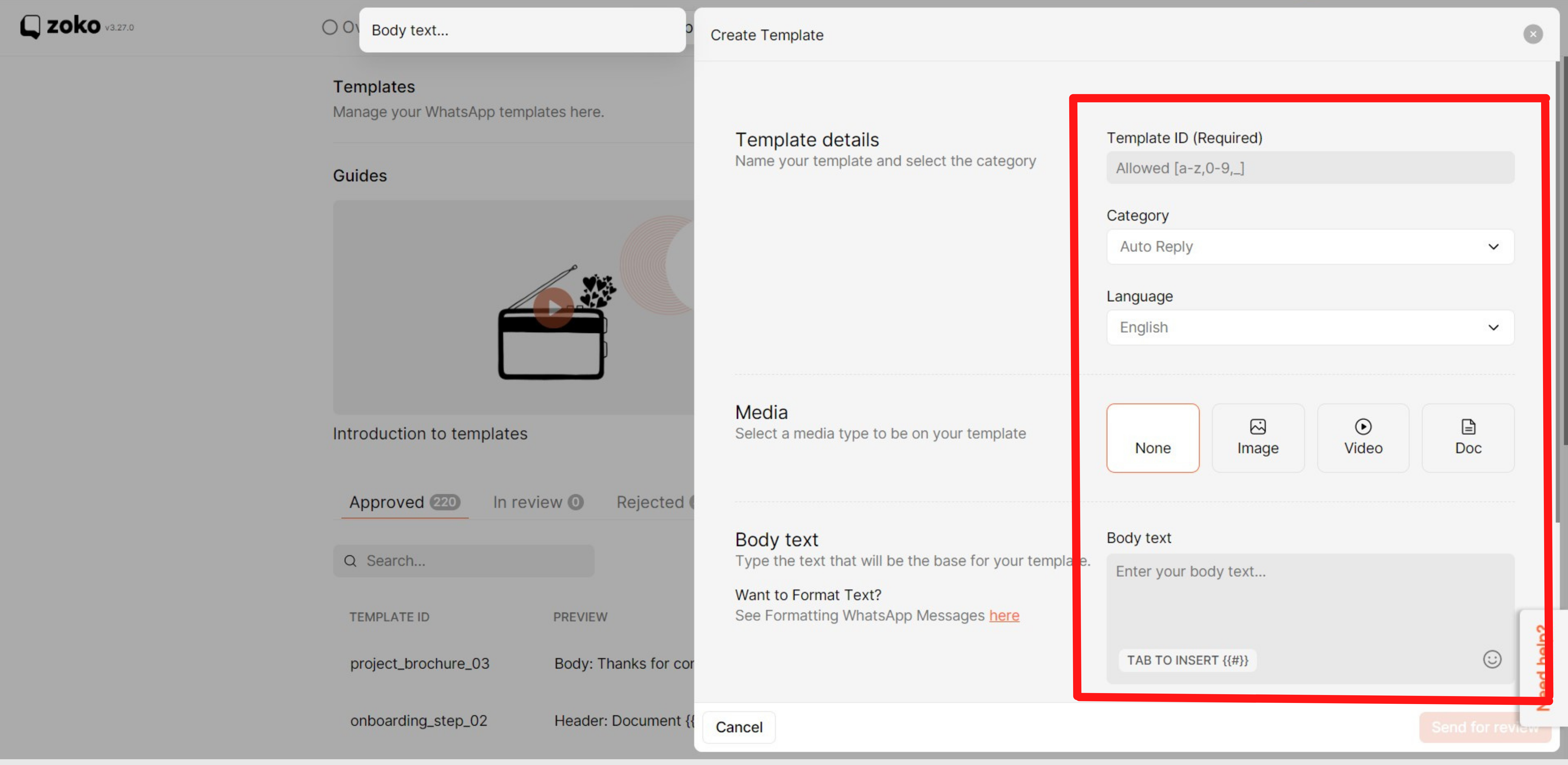 Fill in all the required details