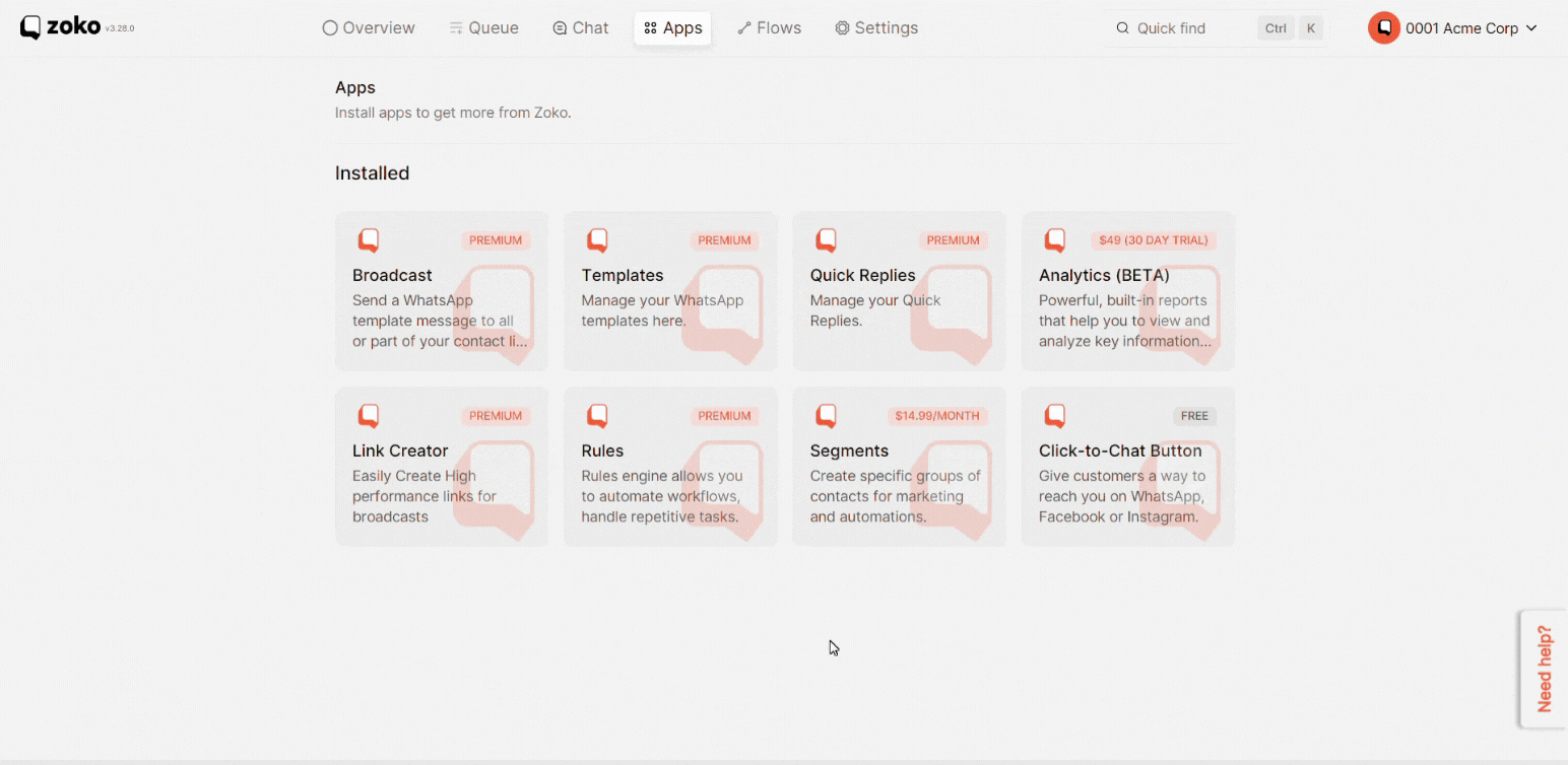 Select Segments