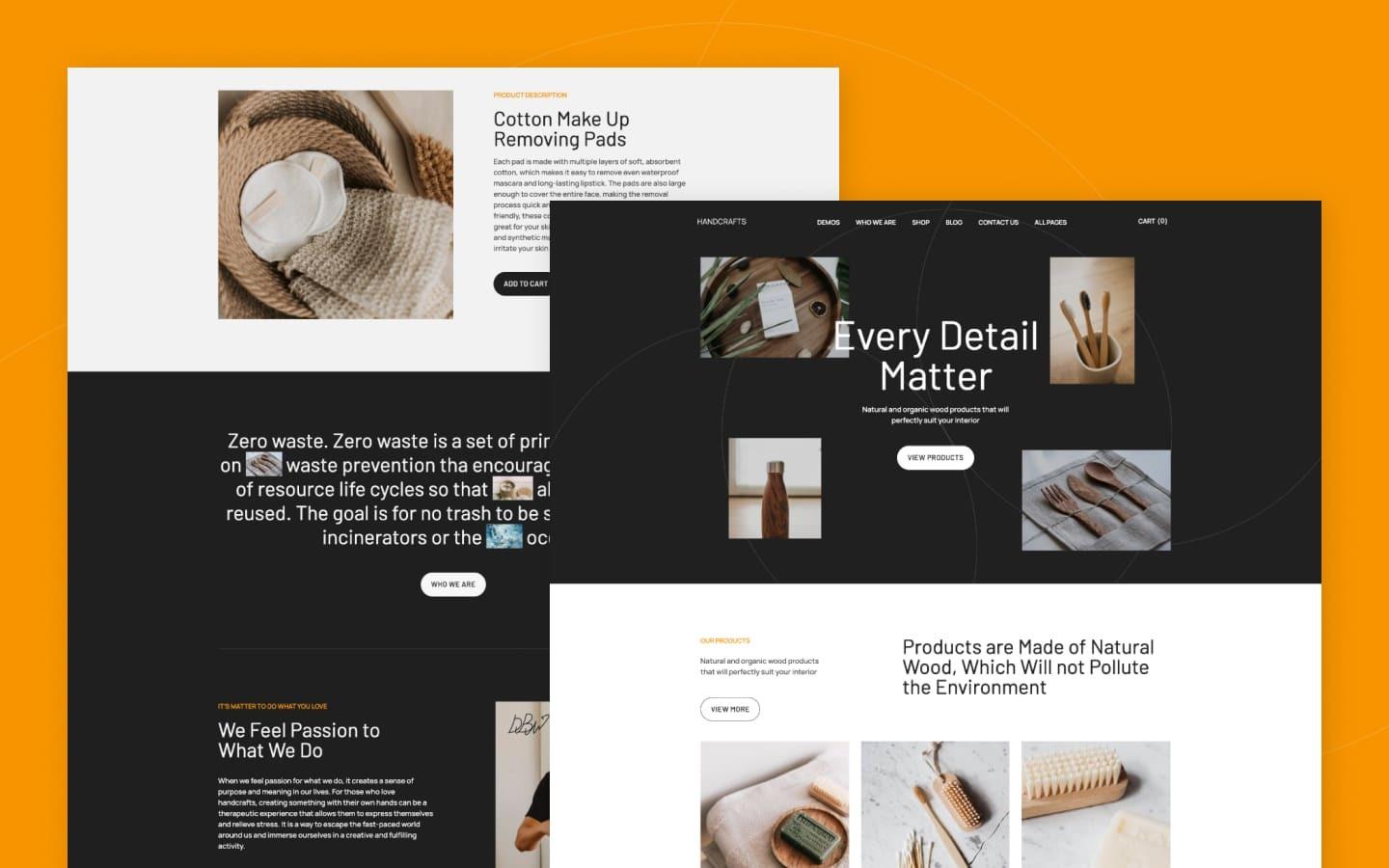 Handcrafts - Handmade and Handcraft Website Template | wCopilot