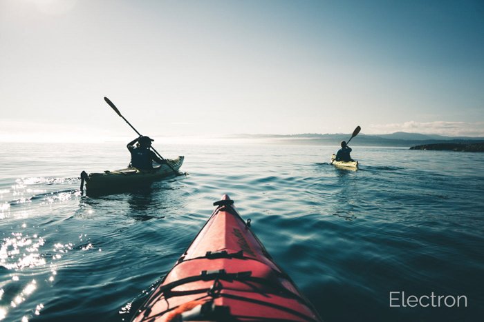 Image of kayaks edited with The Ouantum Collection Lightroom presets from Photon Collective
