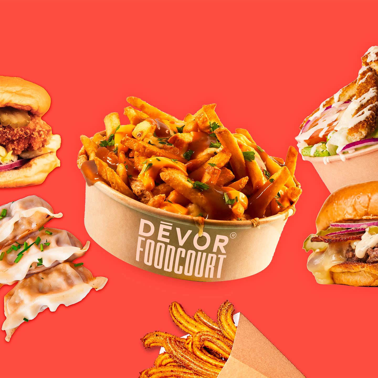 DĒVOR Food-court poutine and street food DĒVOR restaurants