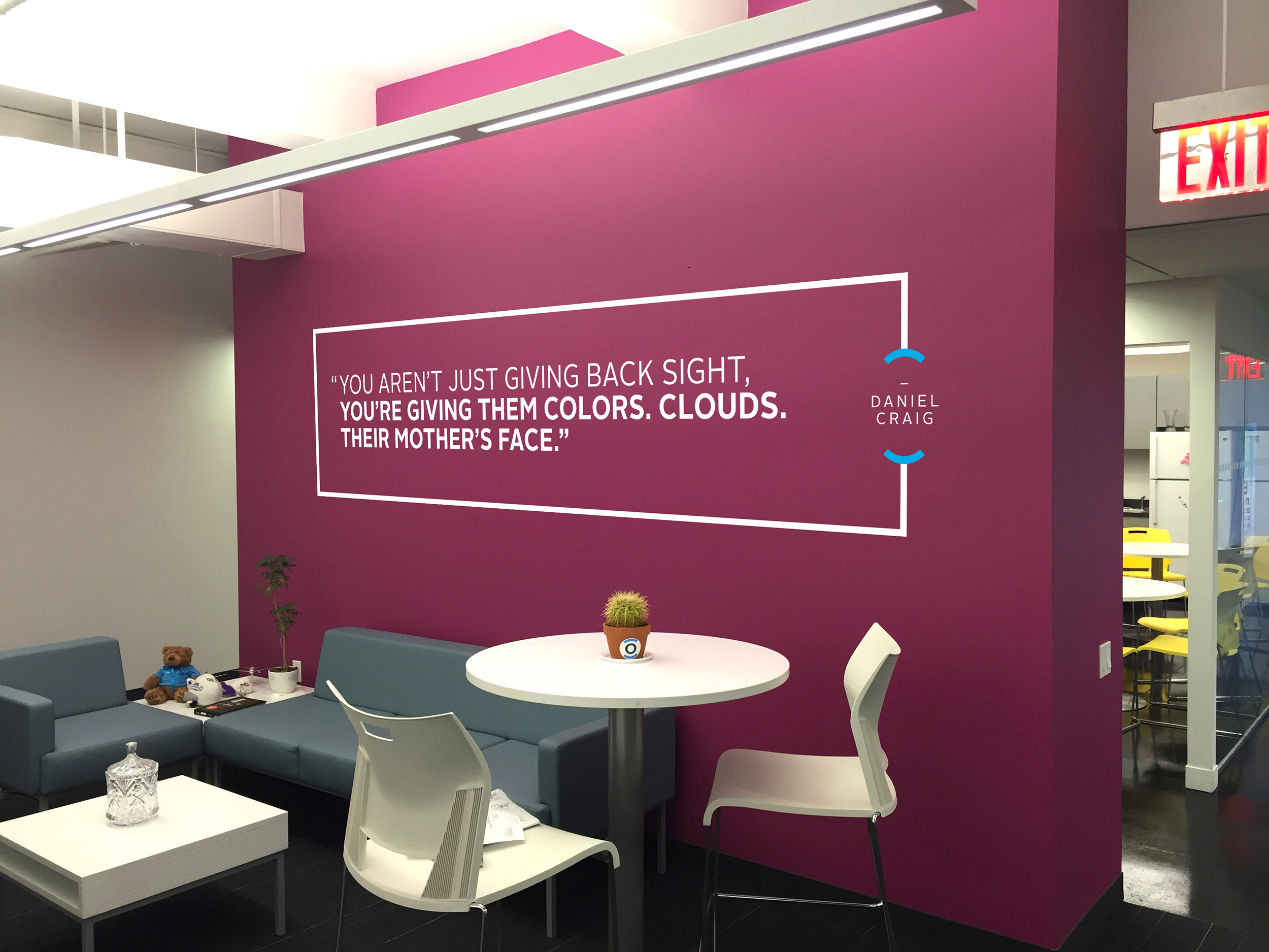Orbis Office Environmental graphics on wall
