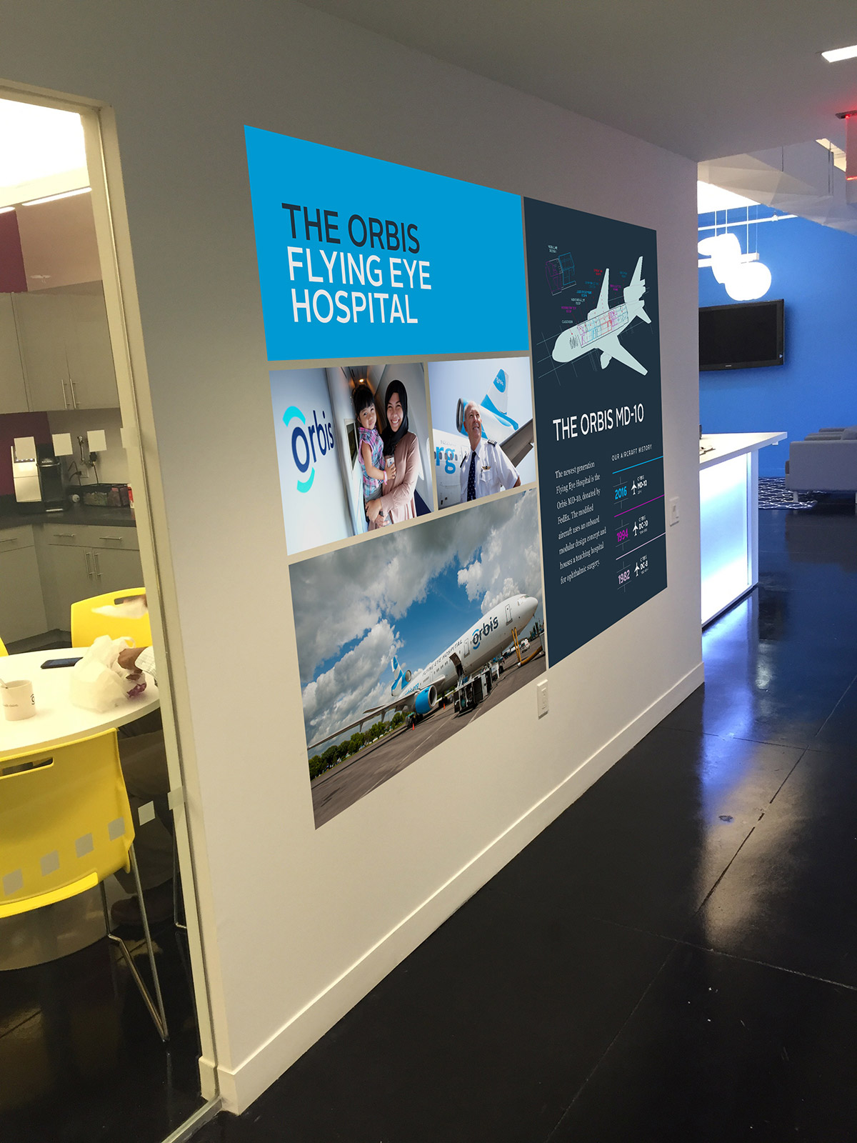 Orbis Office Environmental graphics on wall