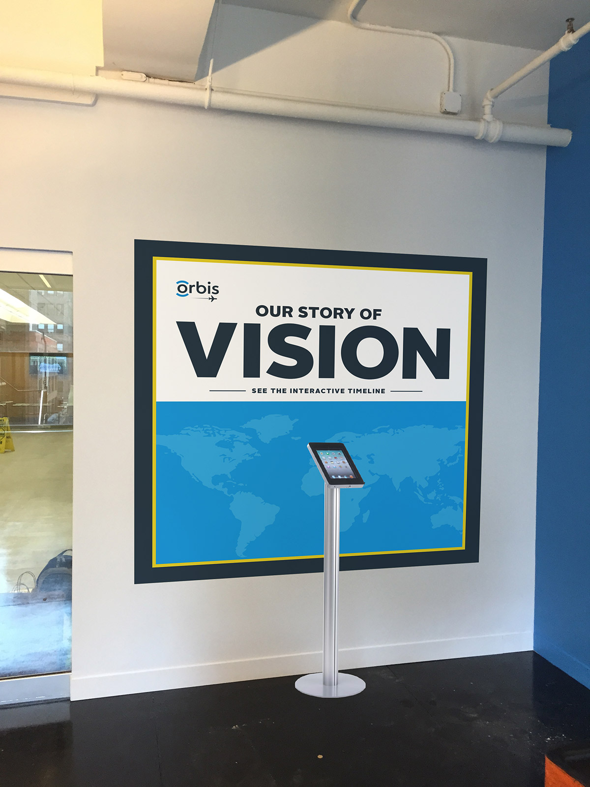 Orbis Office Environmental graphics on wall