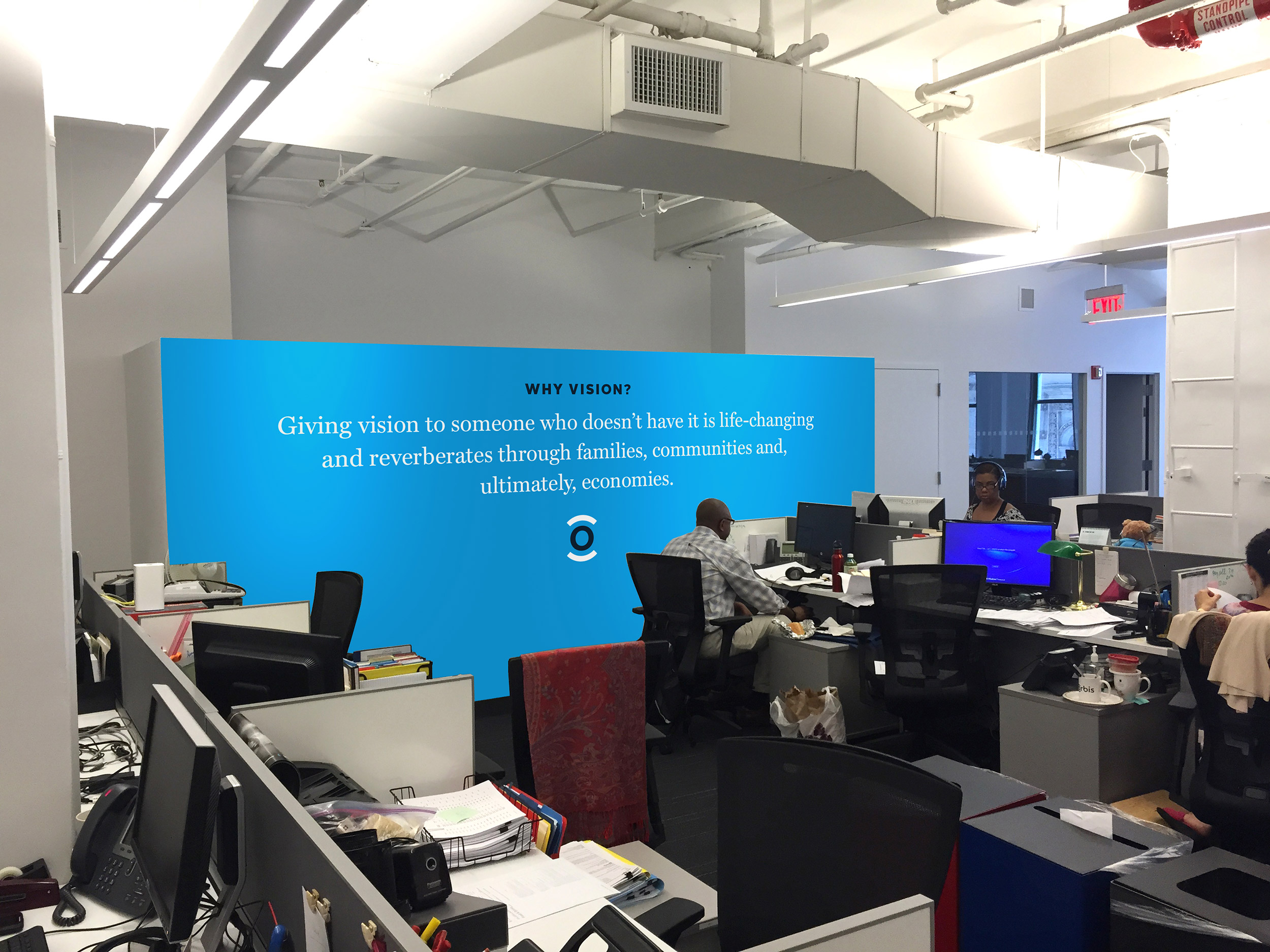 Orbis Office Environmental graphics on wall